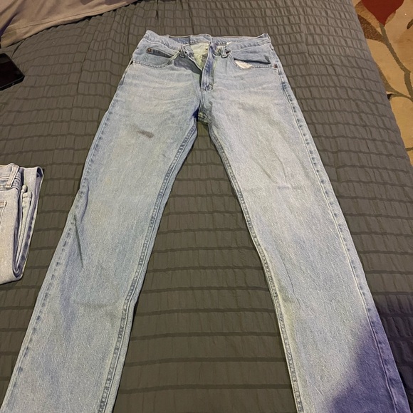 Wrangler Men's Classic Light Blue Straight Jeans - Picture 1 of 3